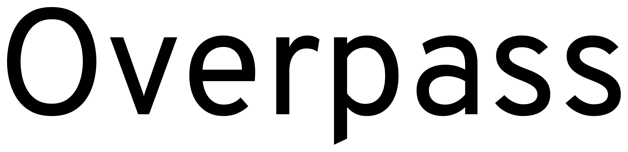 Overpass font preview