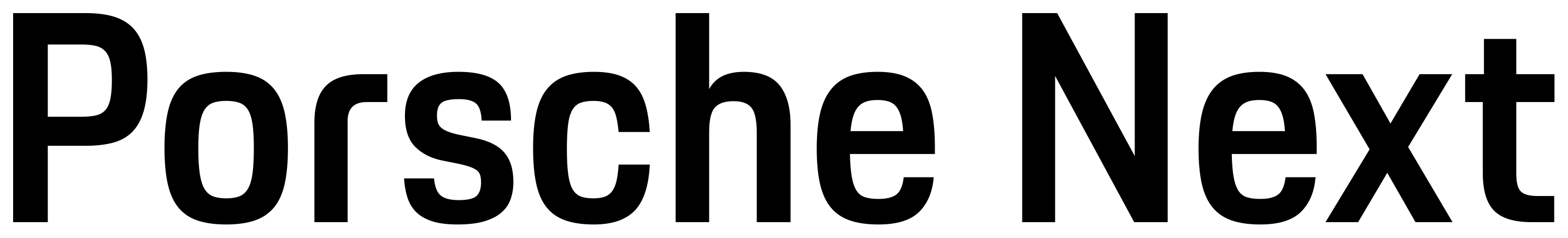Porsche Next font preview