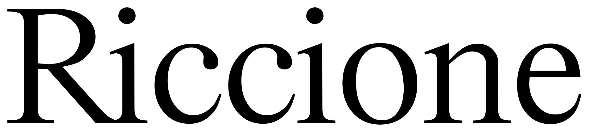 Riccione font