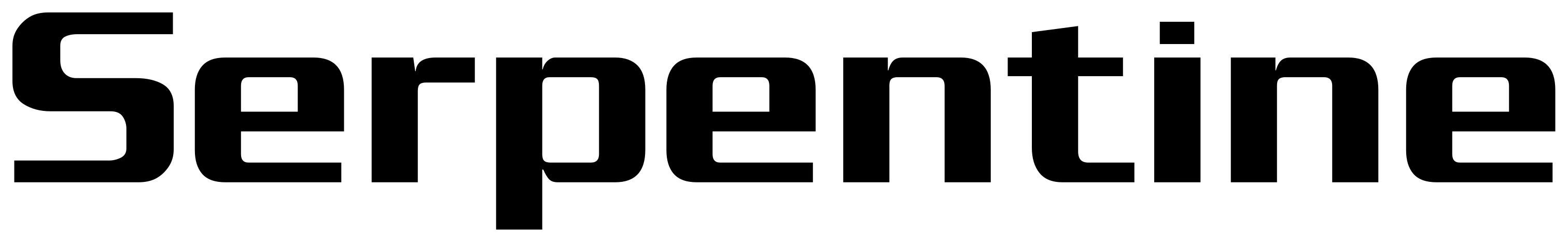 Serpentine font preview