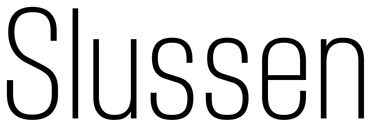 Slussen font