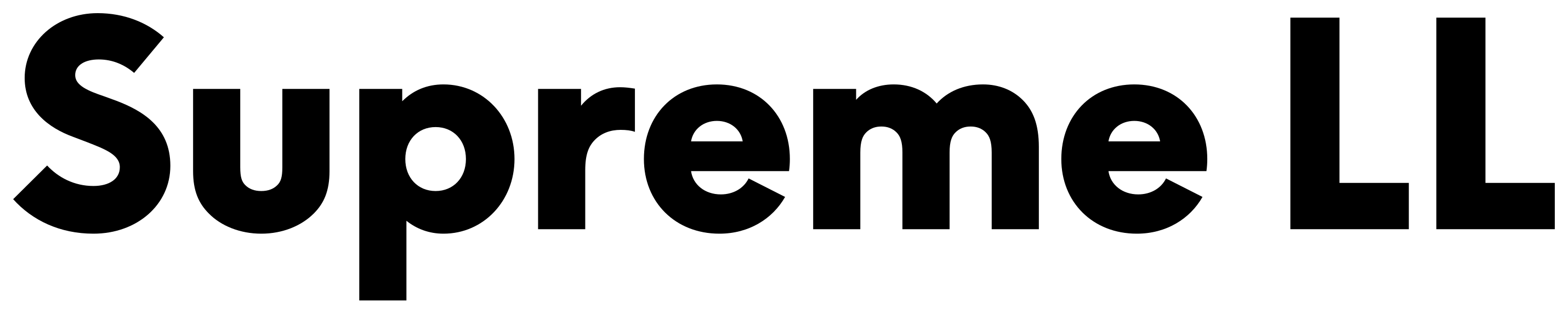 Supreme LL font