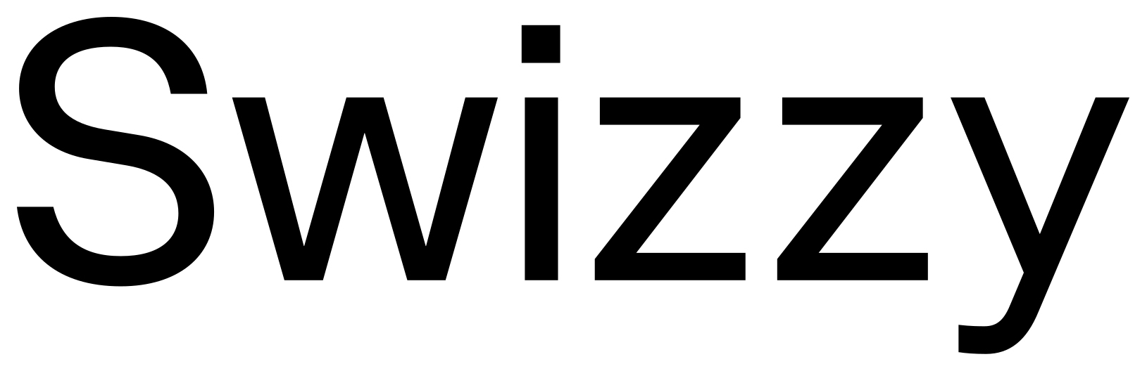Swizzy font preview