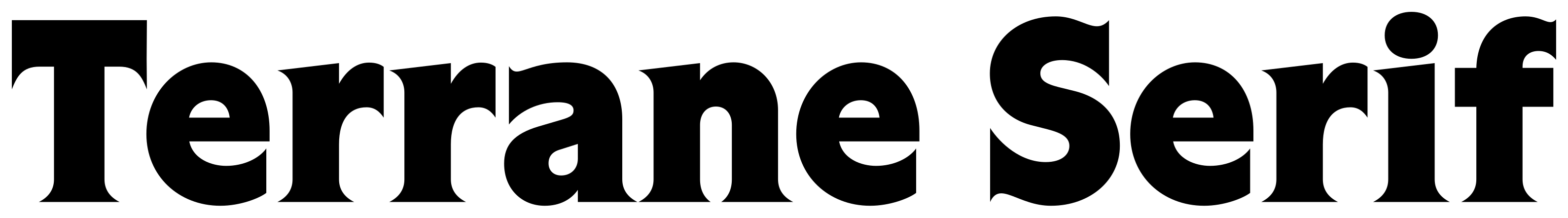 Terrane Serif font preview