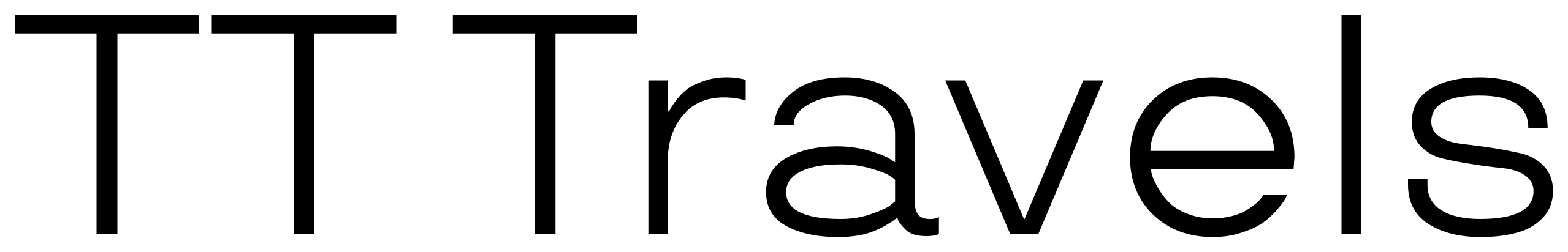 TT Travels font preview