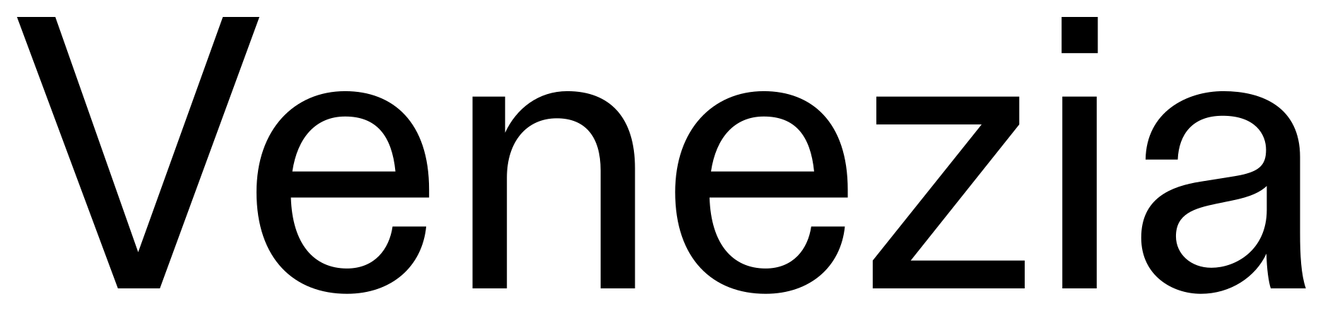 Venezia font preview