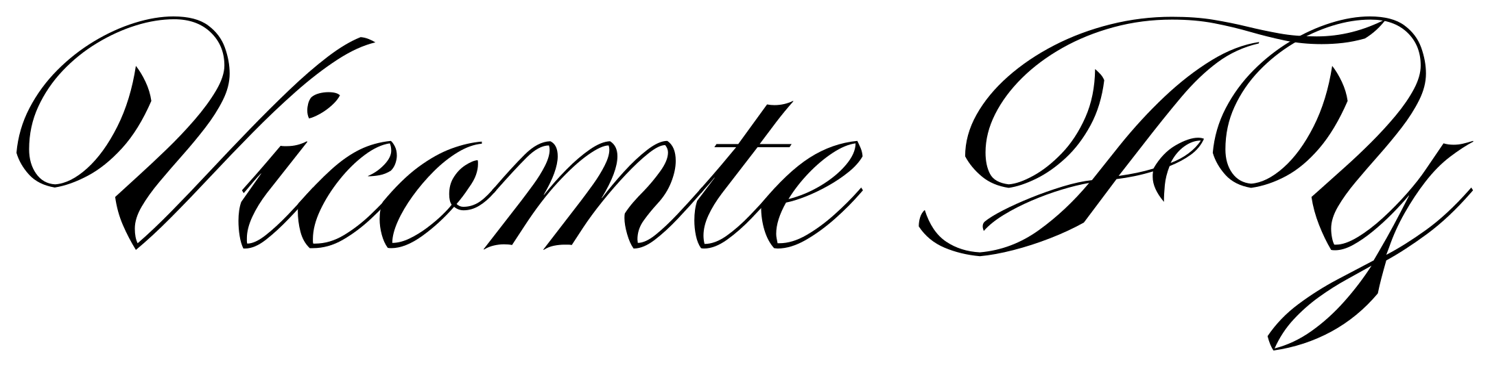 Vicomte FY font