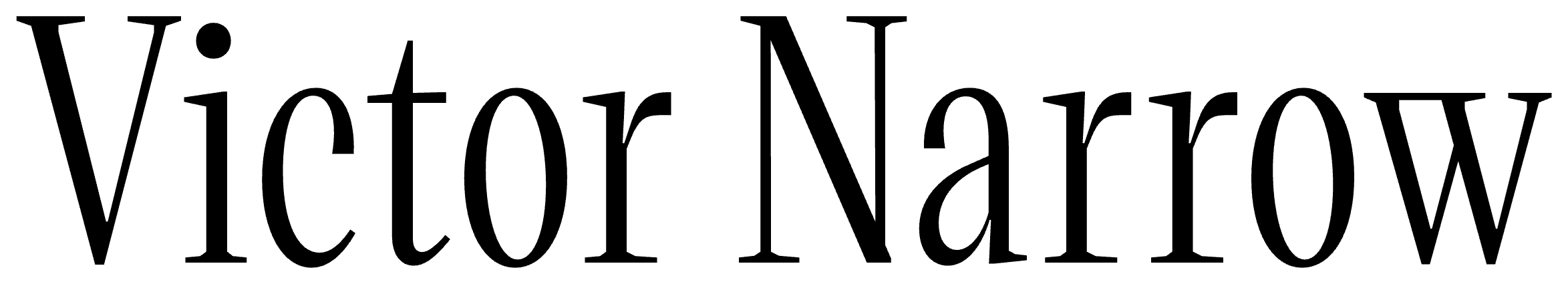 Victor Narrow font preview