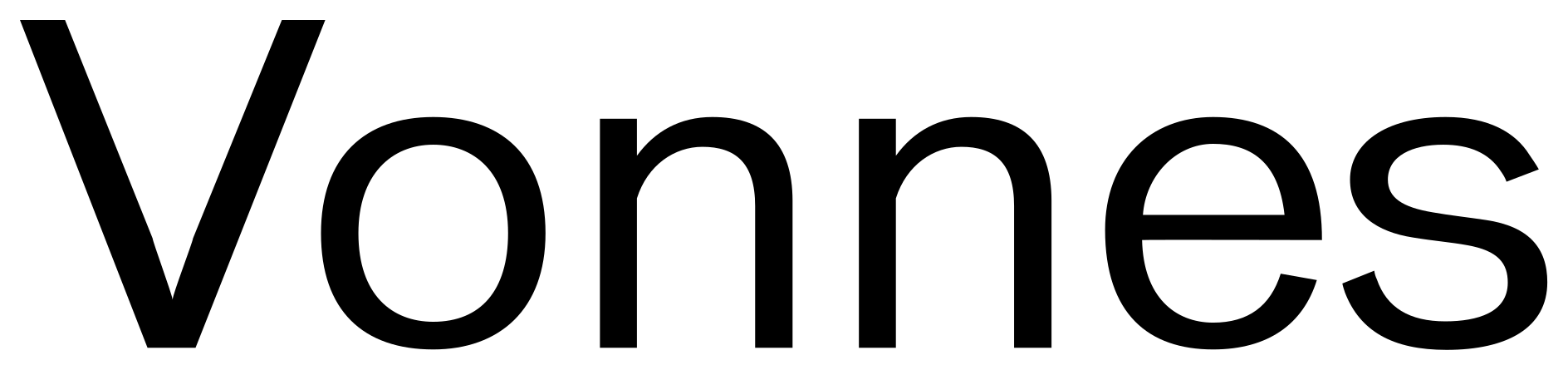 Vonnes font preview