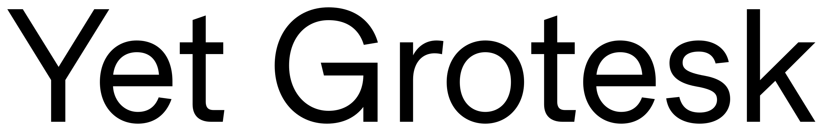 Yet Grotesk font preview