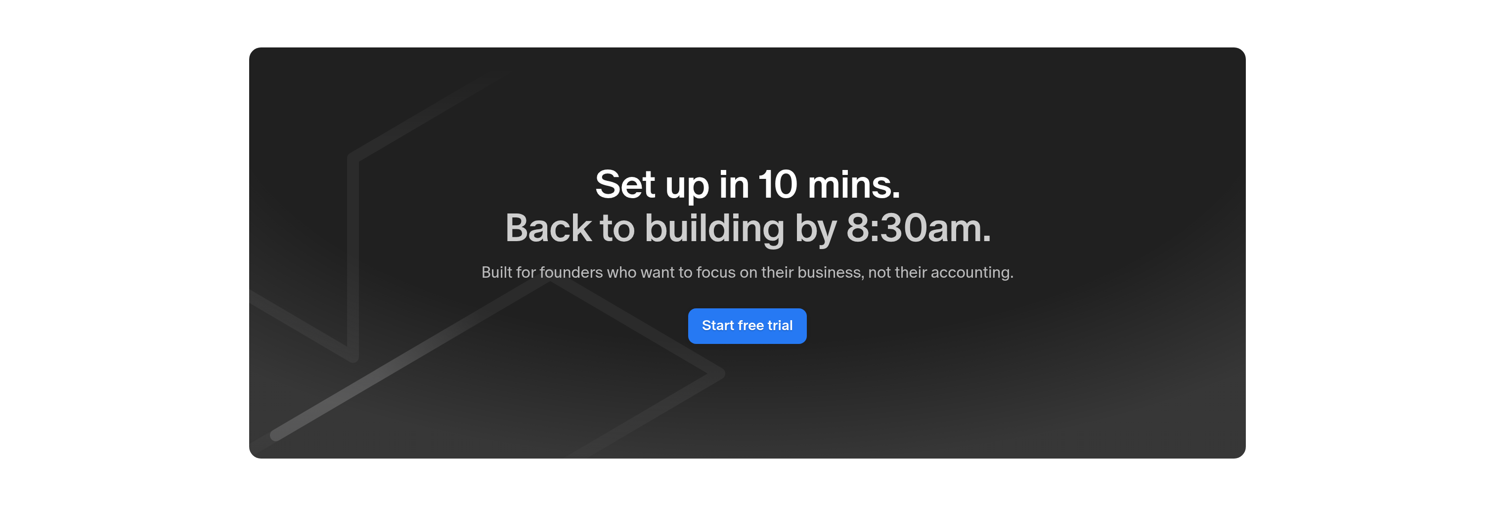 Finta Call to Action design