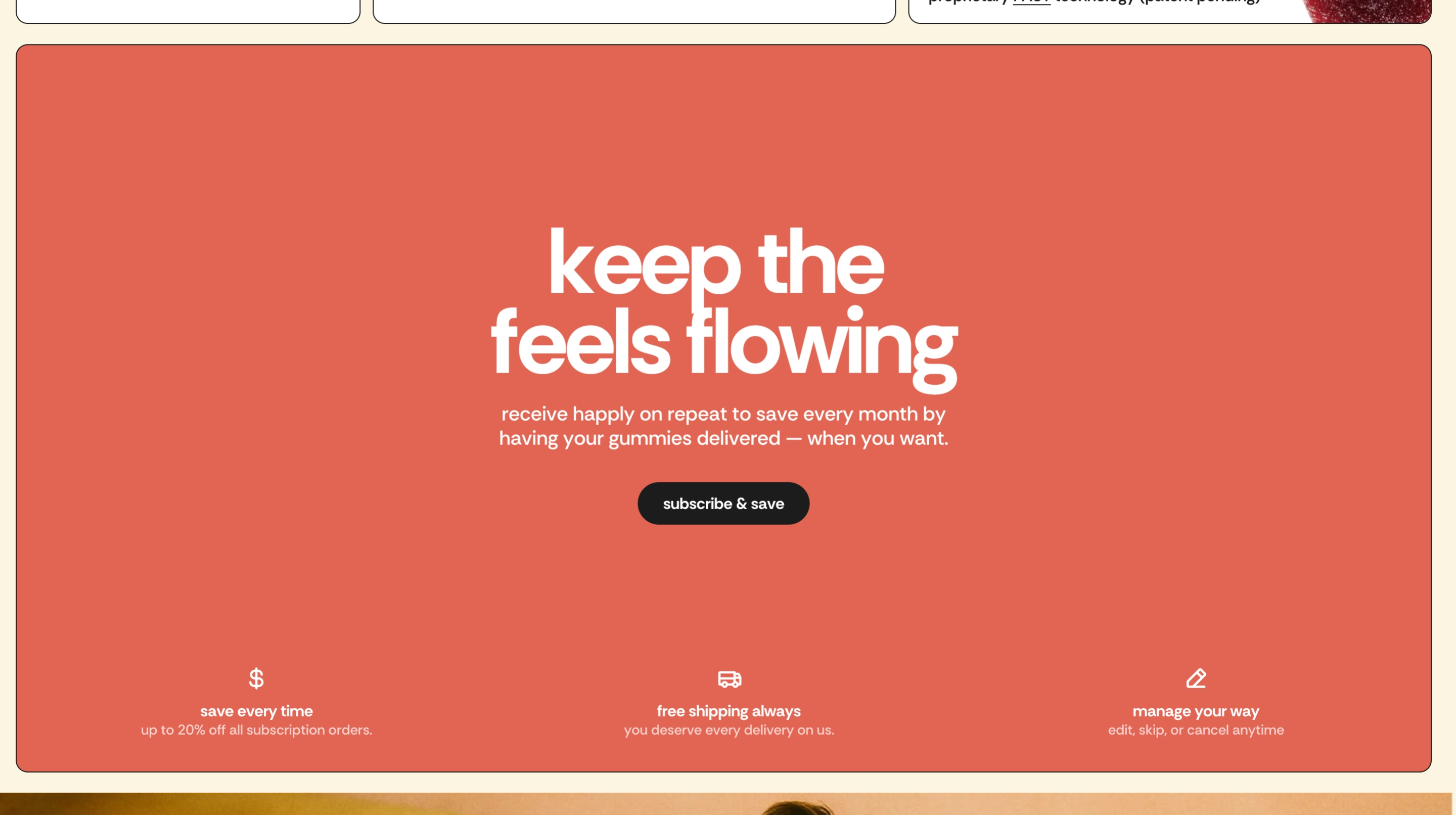 Happly Call to Action design