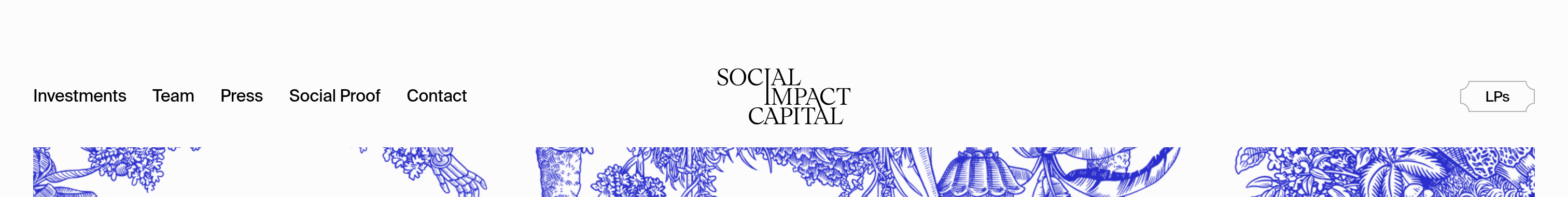 Social Impact Capital Header design