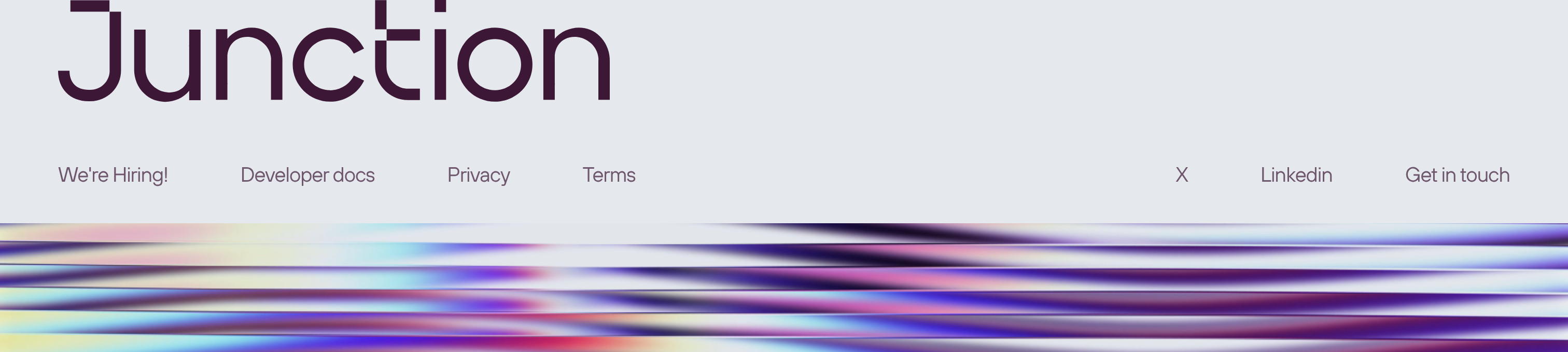 Junction Footer design