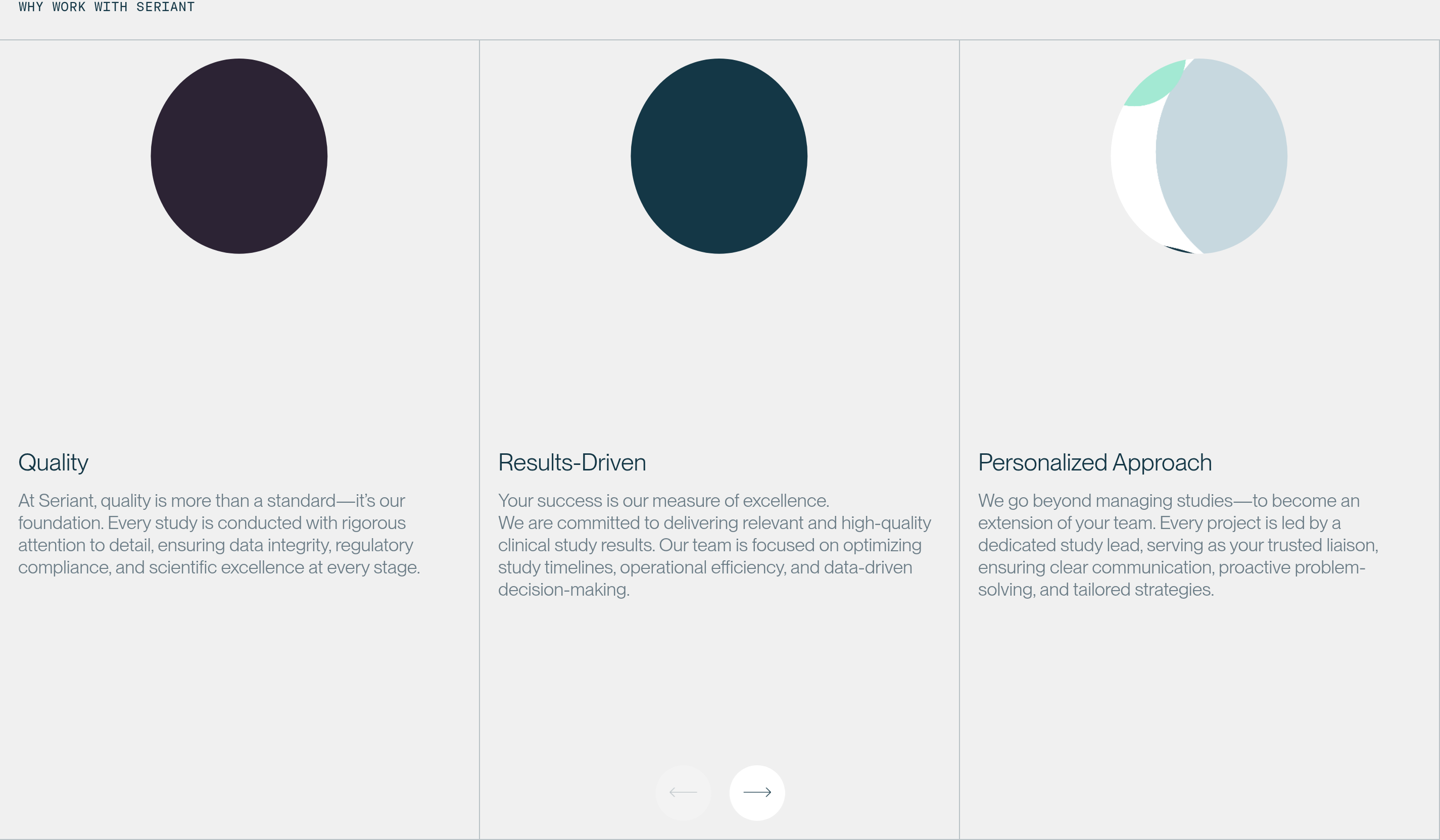 Benefits section preview