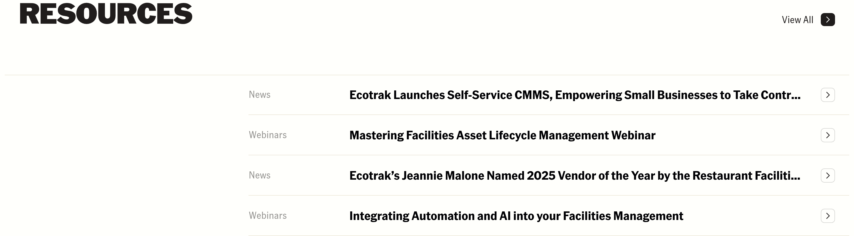 Ecotrak Resources design