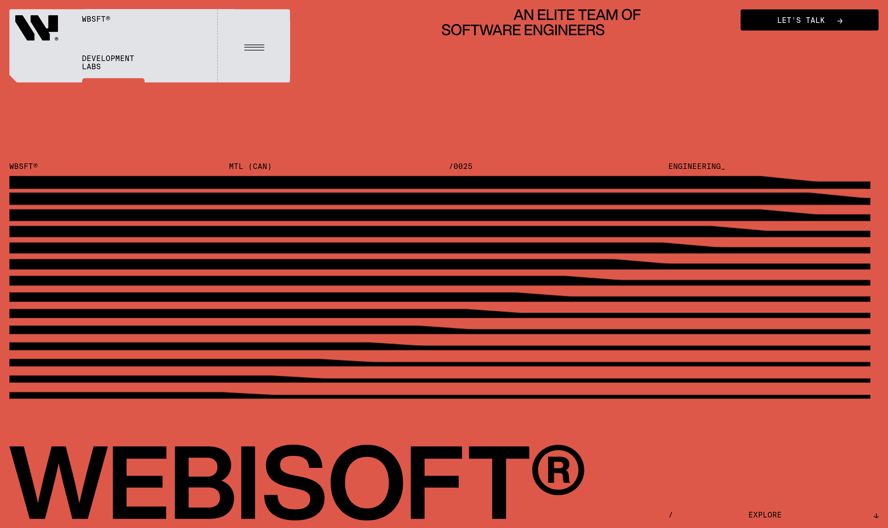 Webisoft Hero design