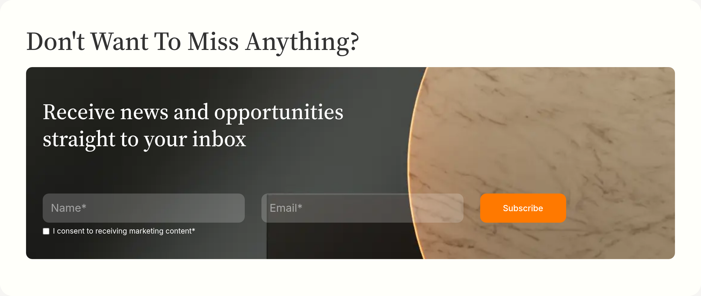 Maple Finance Newsletter design