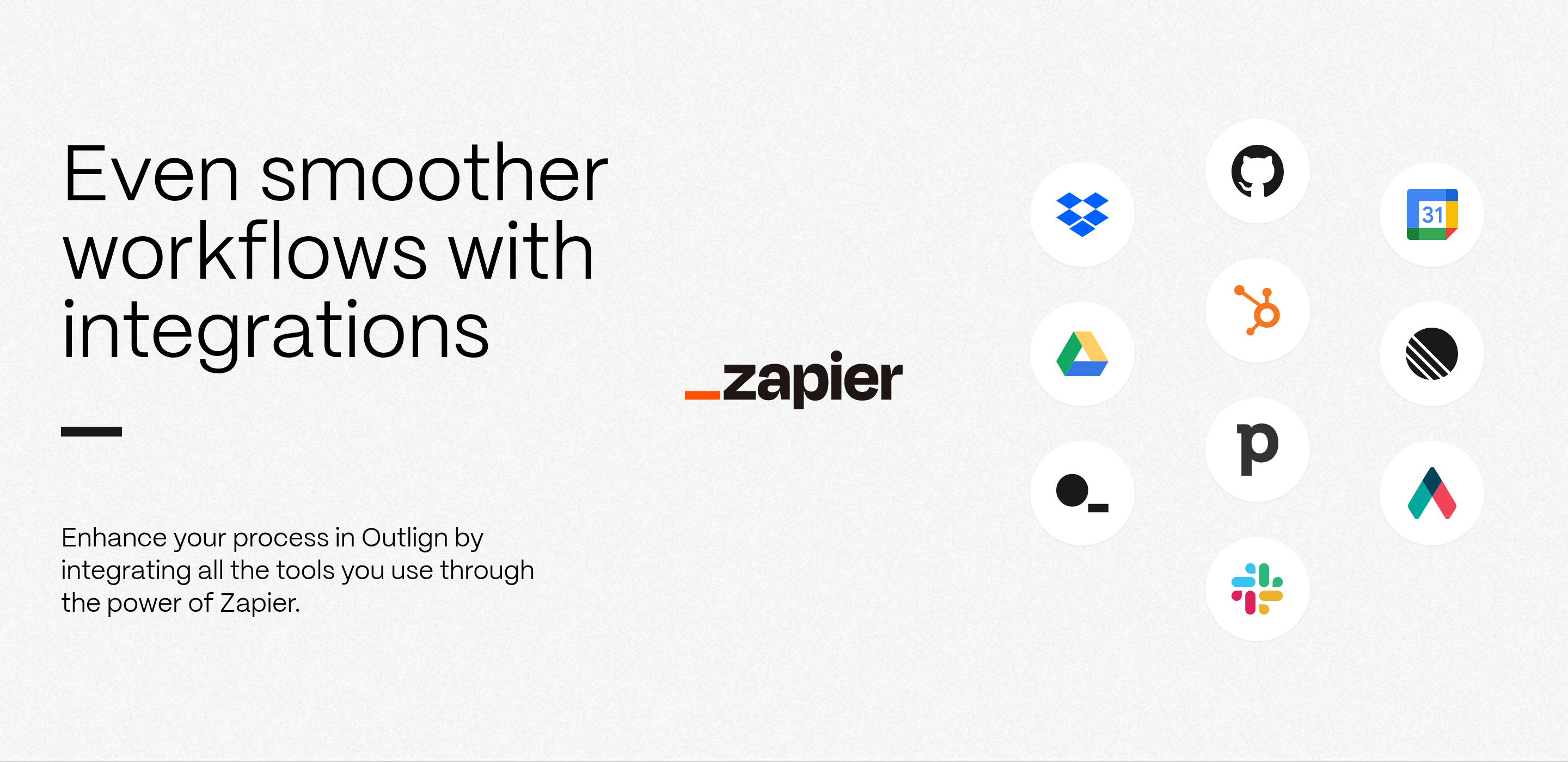 Outlign Integrations design