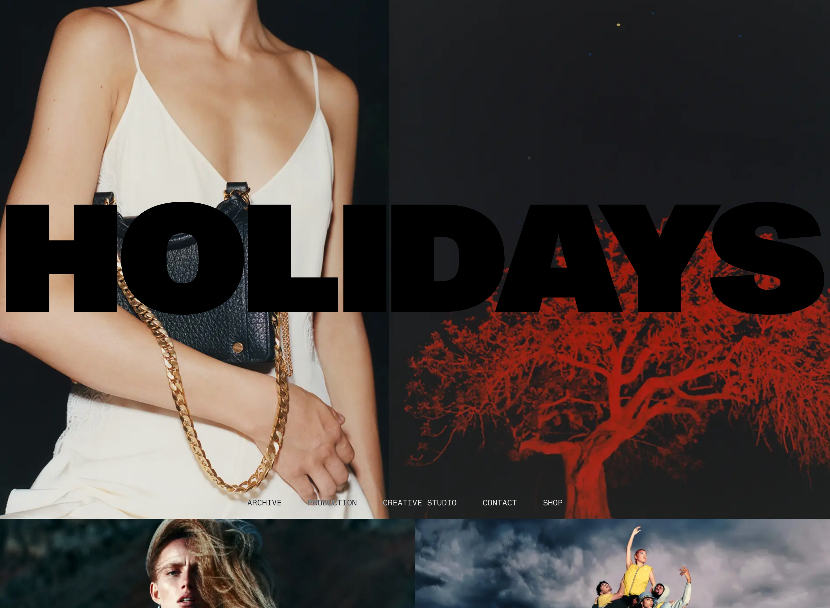 Holidays Header design