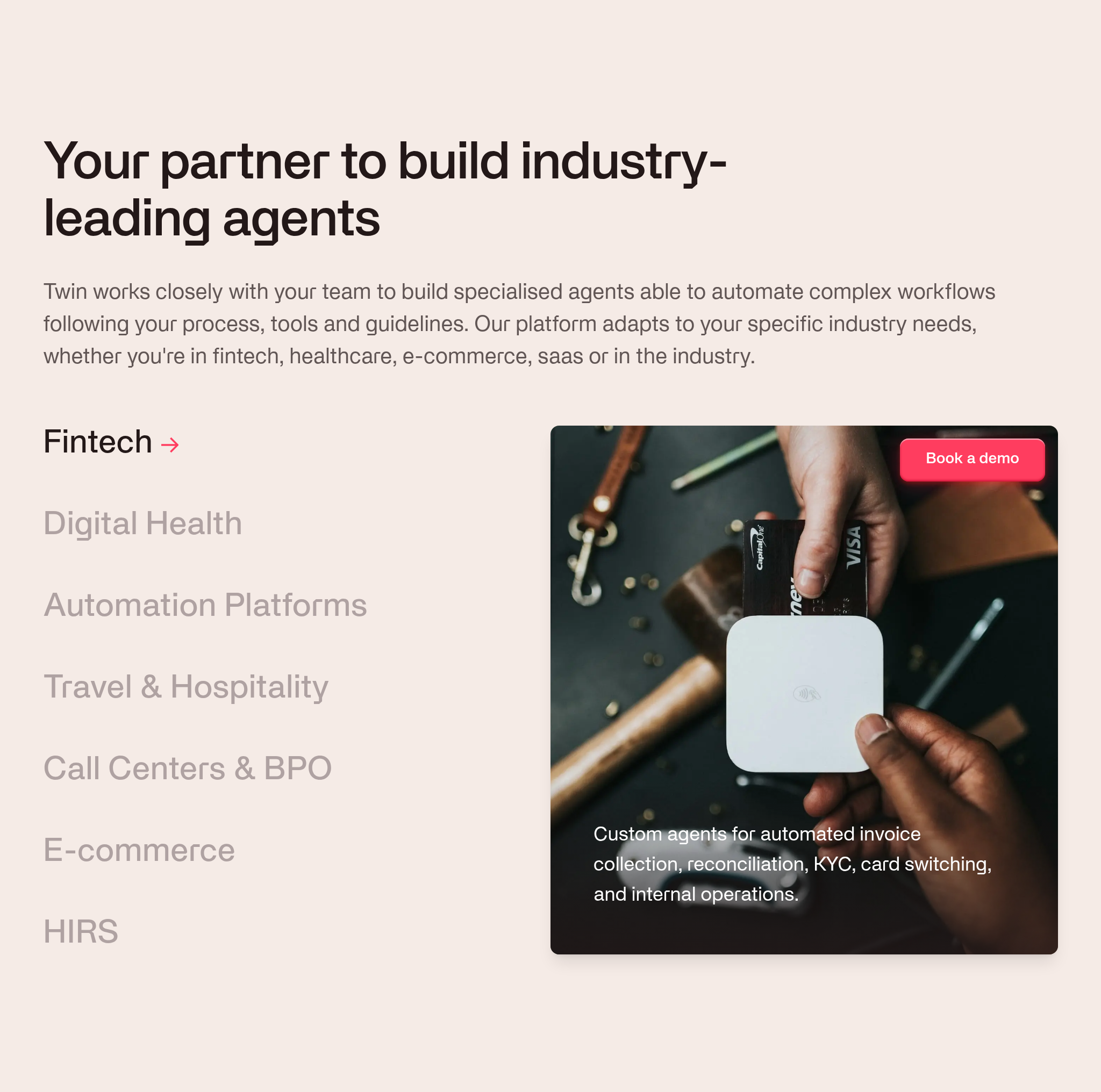 Twin Use Cases design