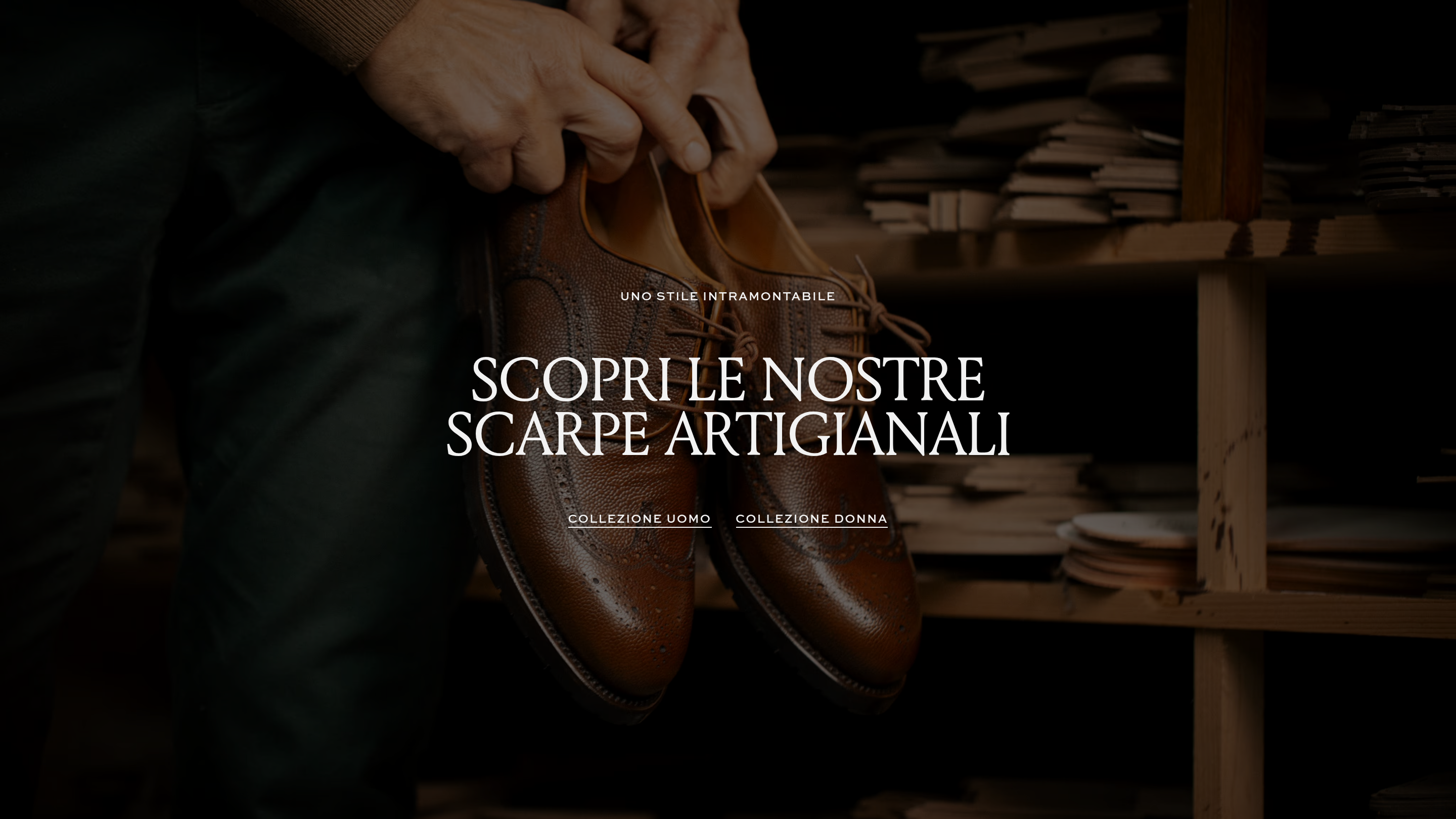 Scarpe Carrioli Call to Action design