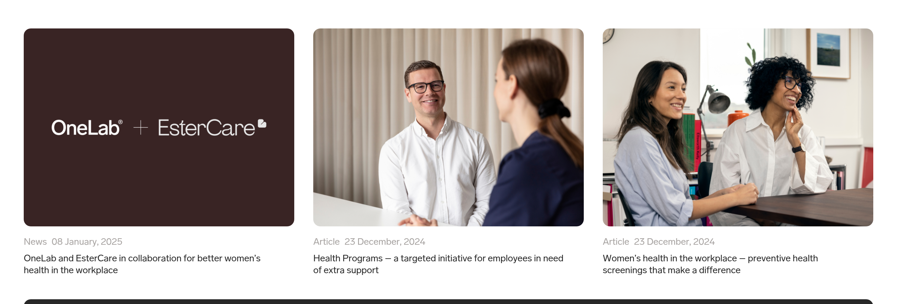OneLab Articles design