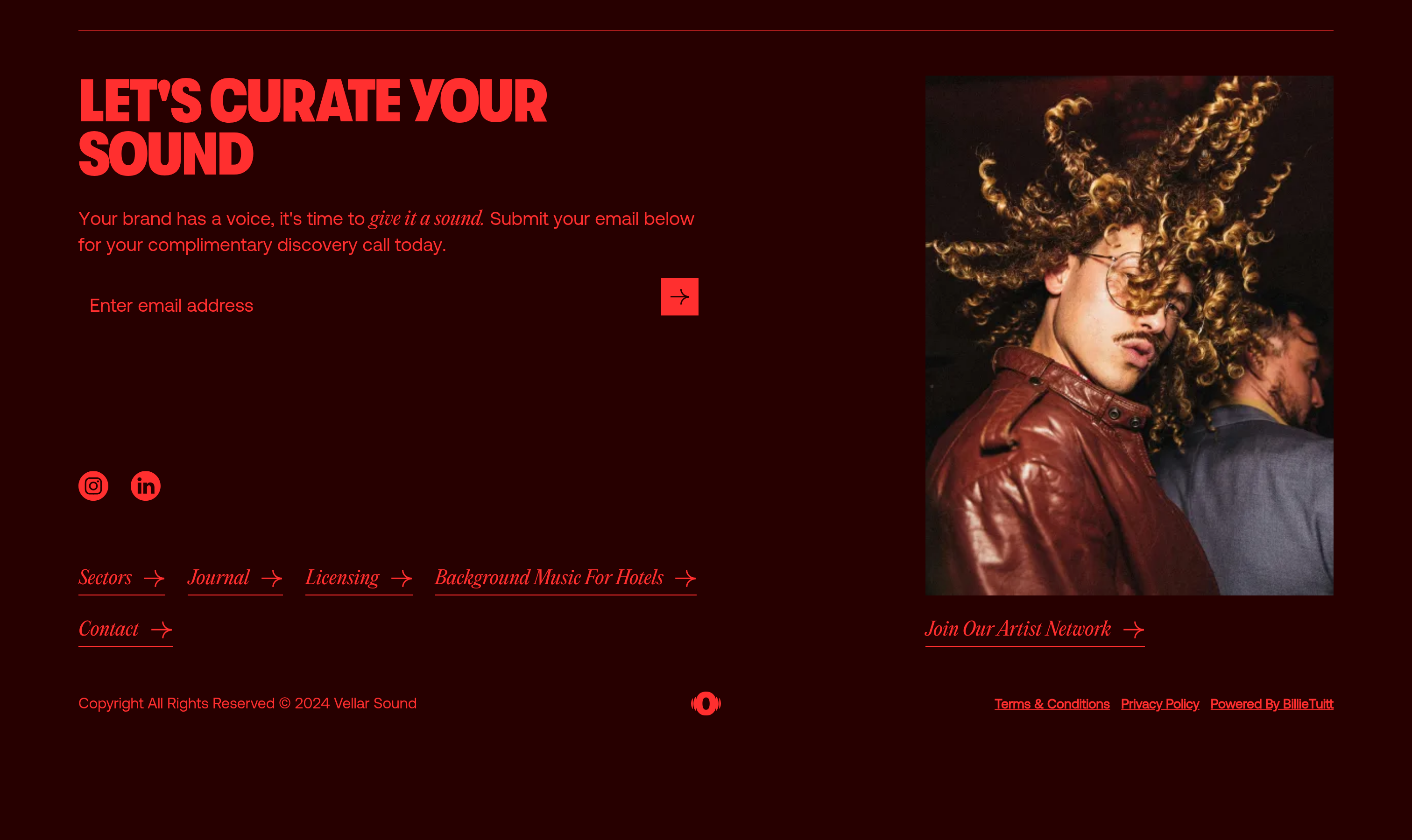 Vellar Sound Newsletter design