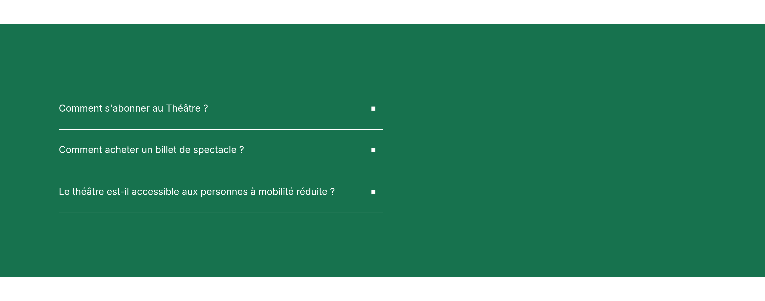 Théâtre-Sénart FAQ design