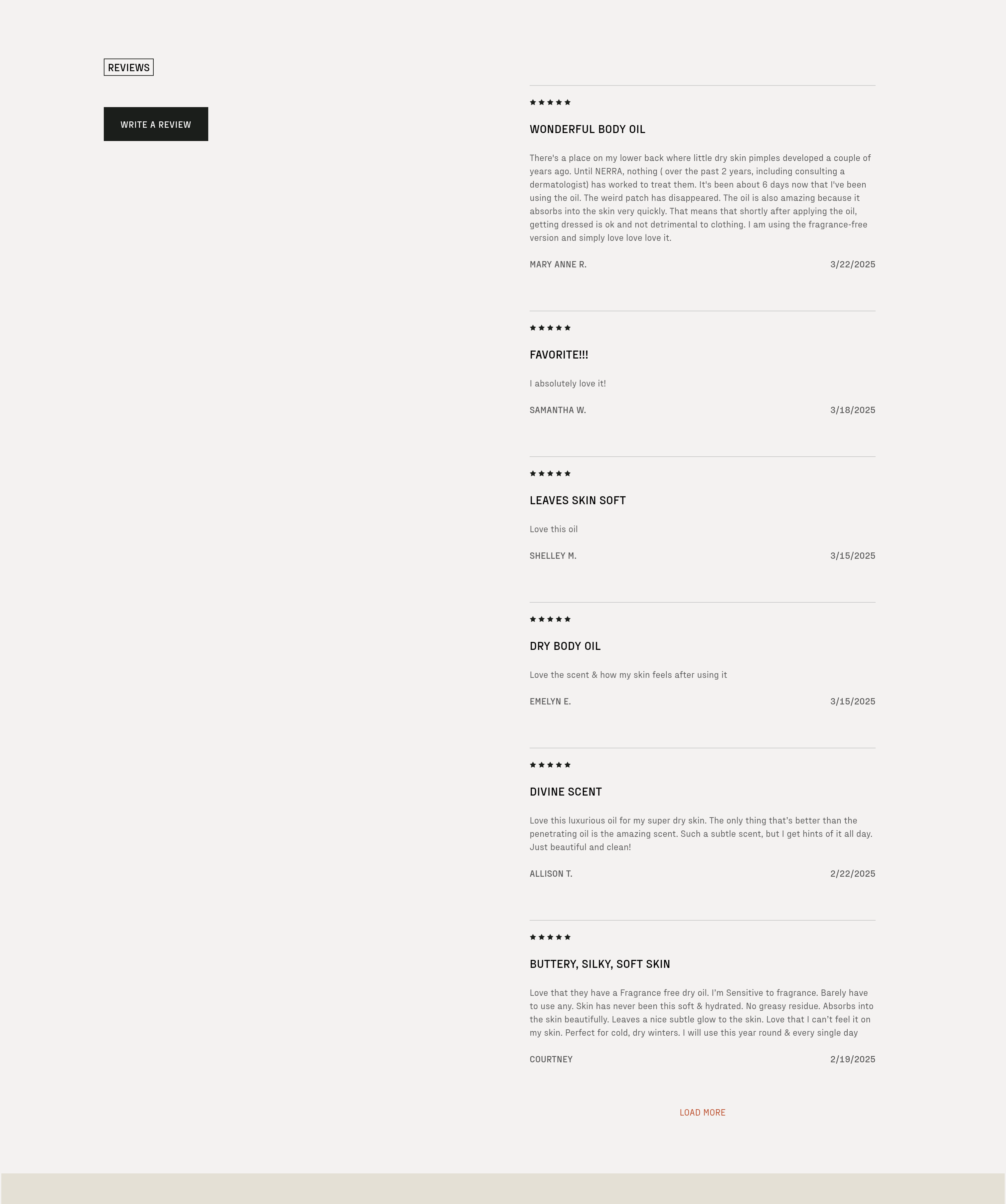Nerra Reviews design