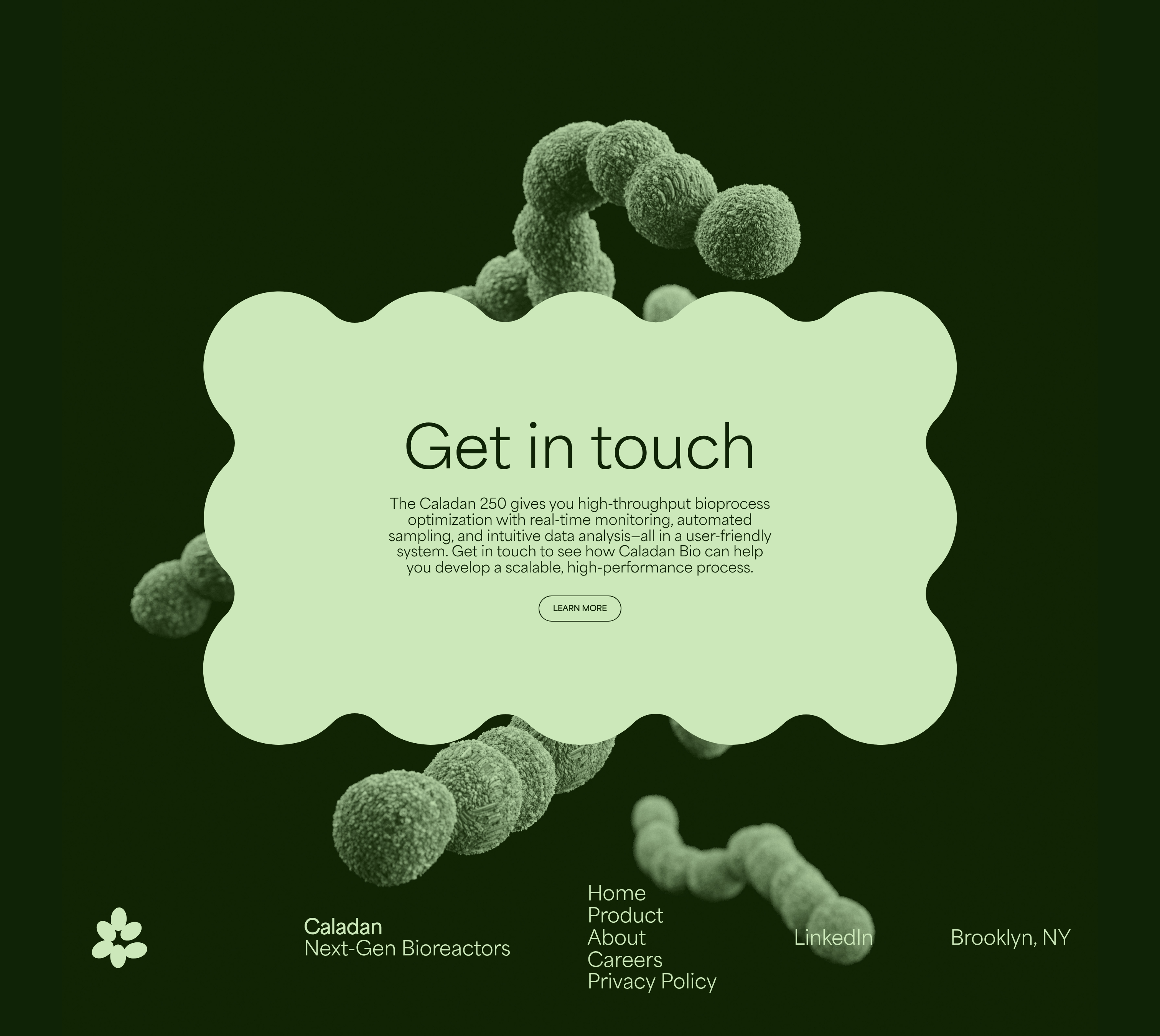 Caladan Call to Action design