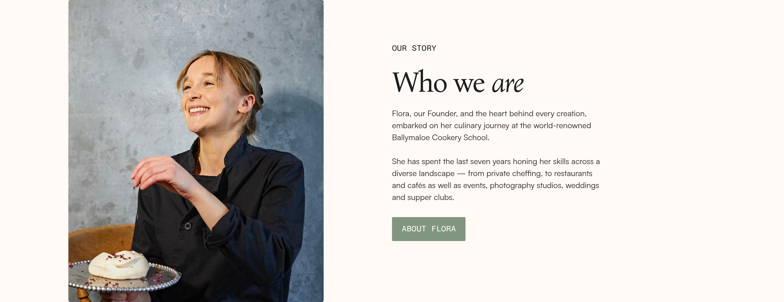 Flavour By Flora About Us design