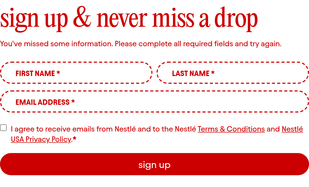 Unwell Hydration Newsletter design