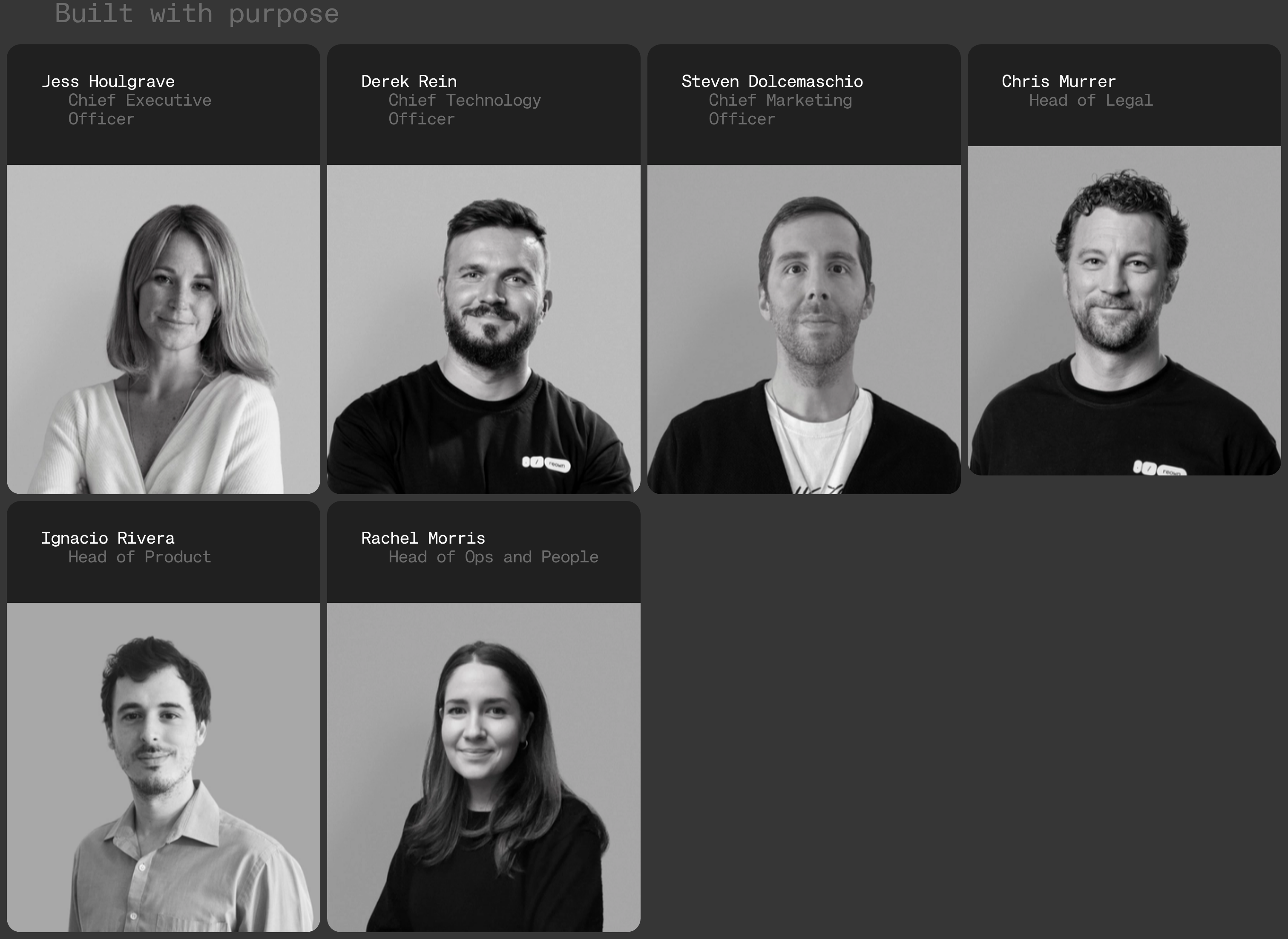 Reown Team design