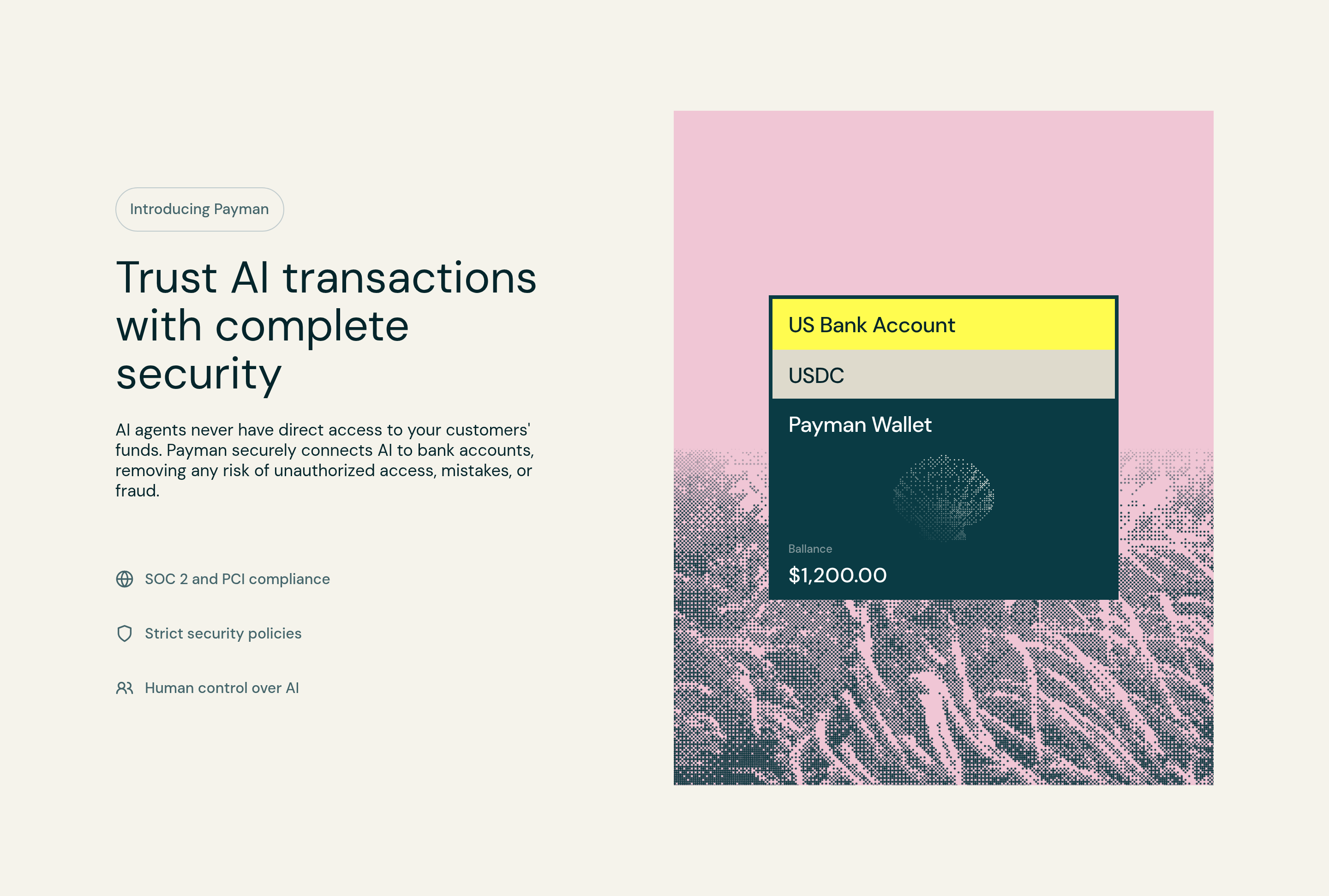 Payman Feature design