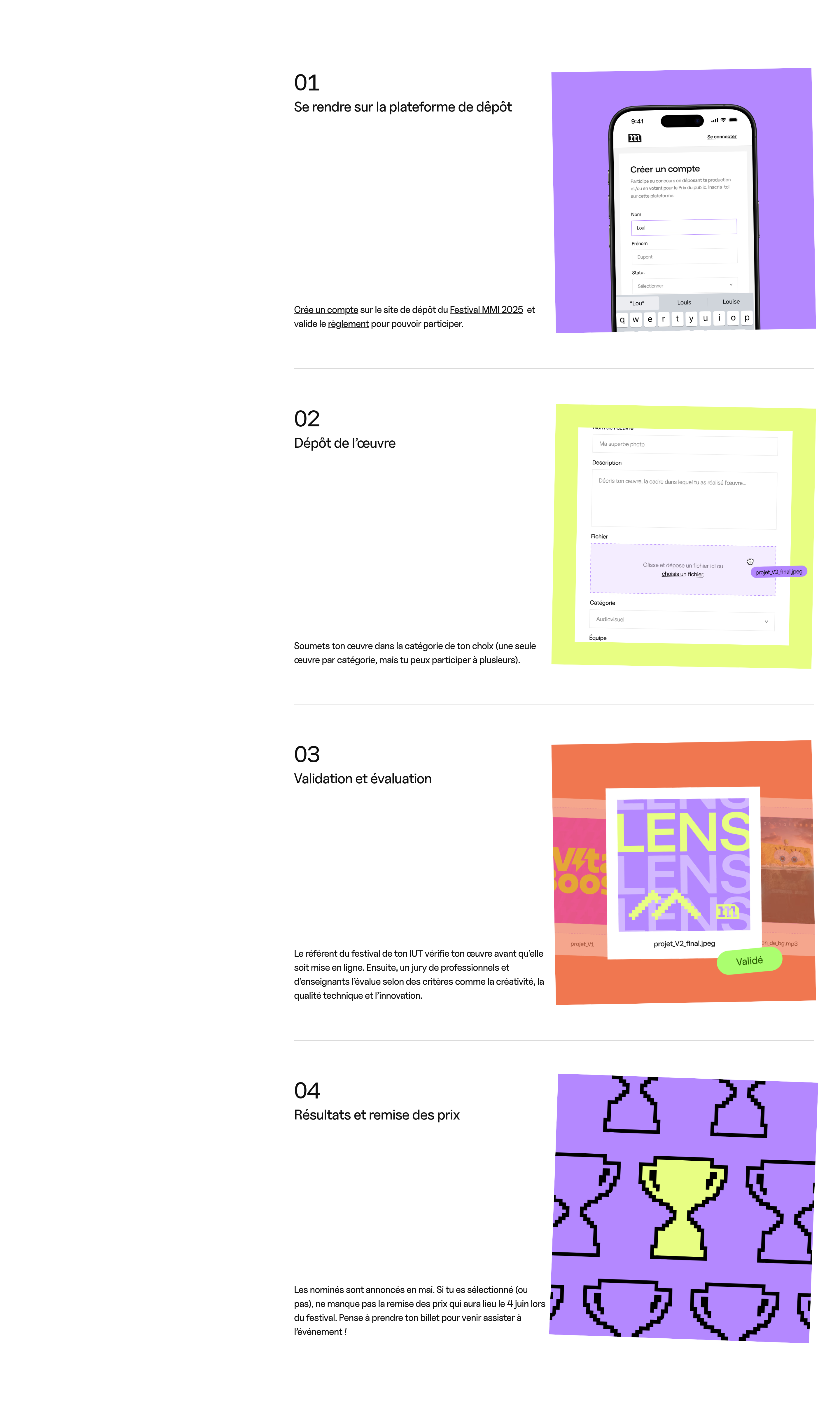 Festival MMI Lens 2025 How It Works design