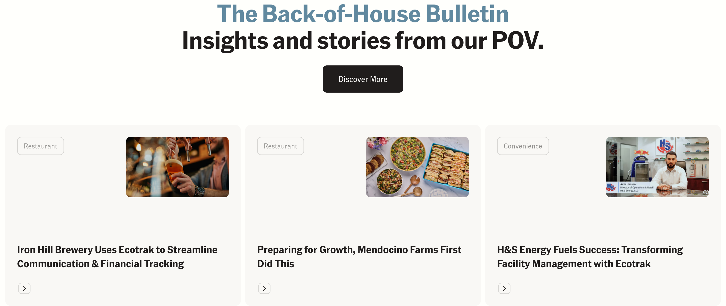 Articles section preview