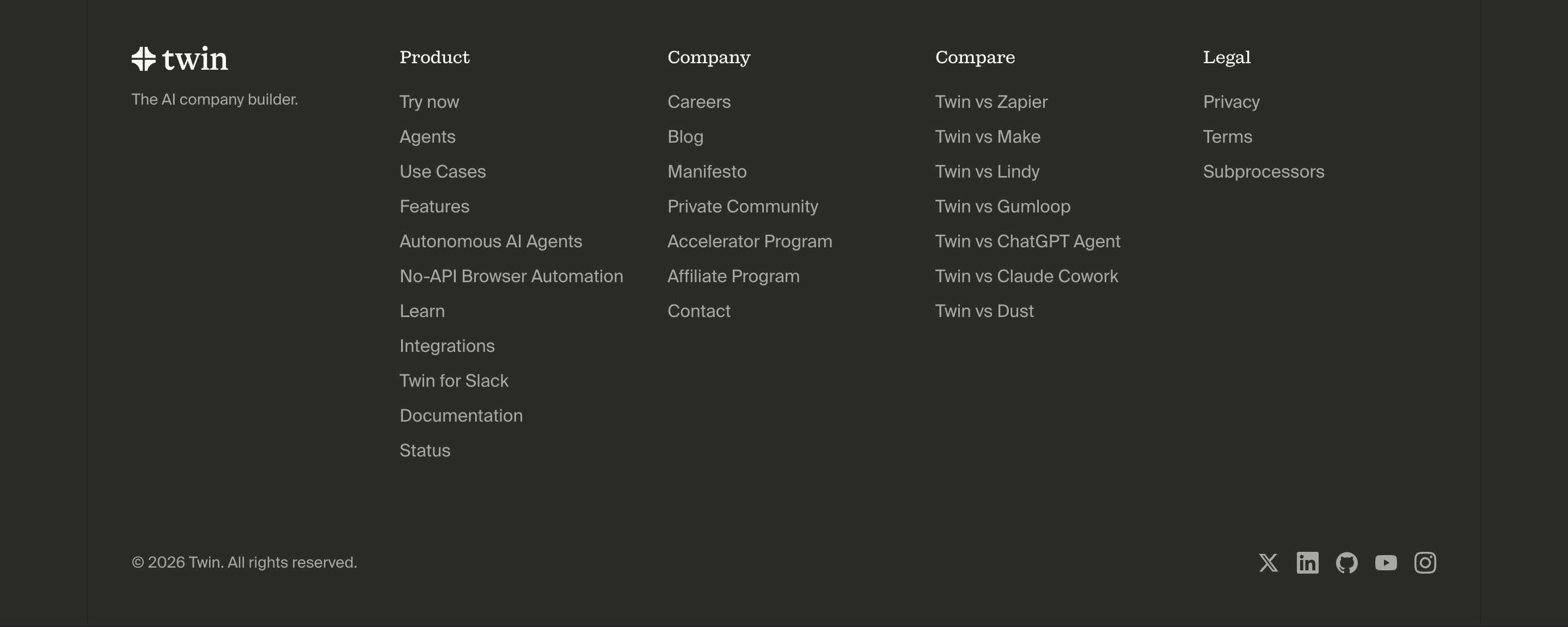 Twin Footer design