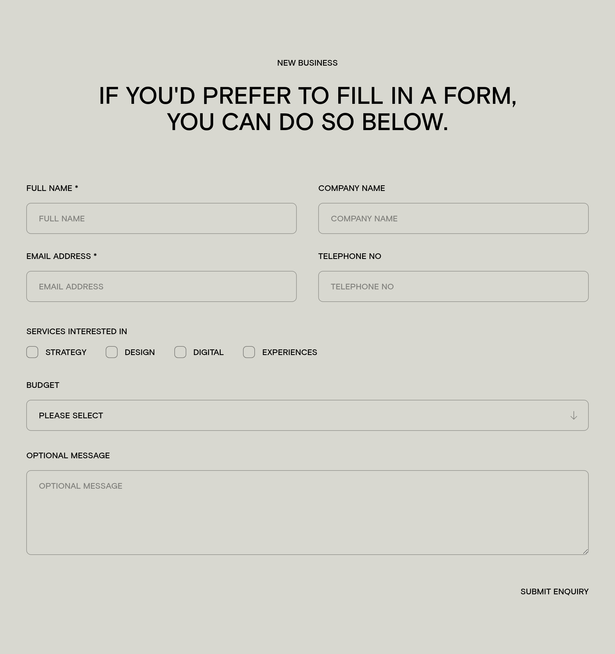 Thursday Contact design