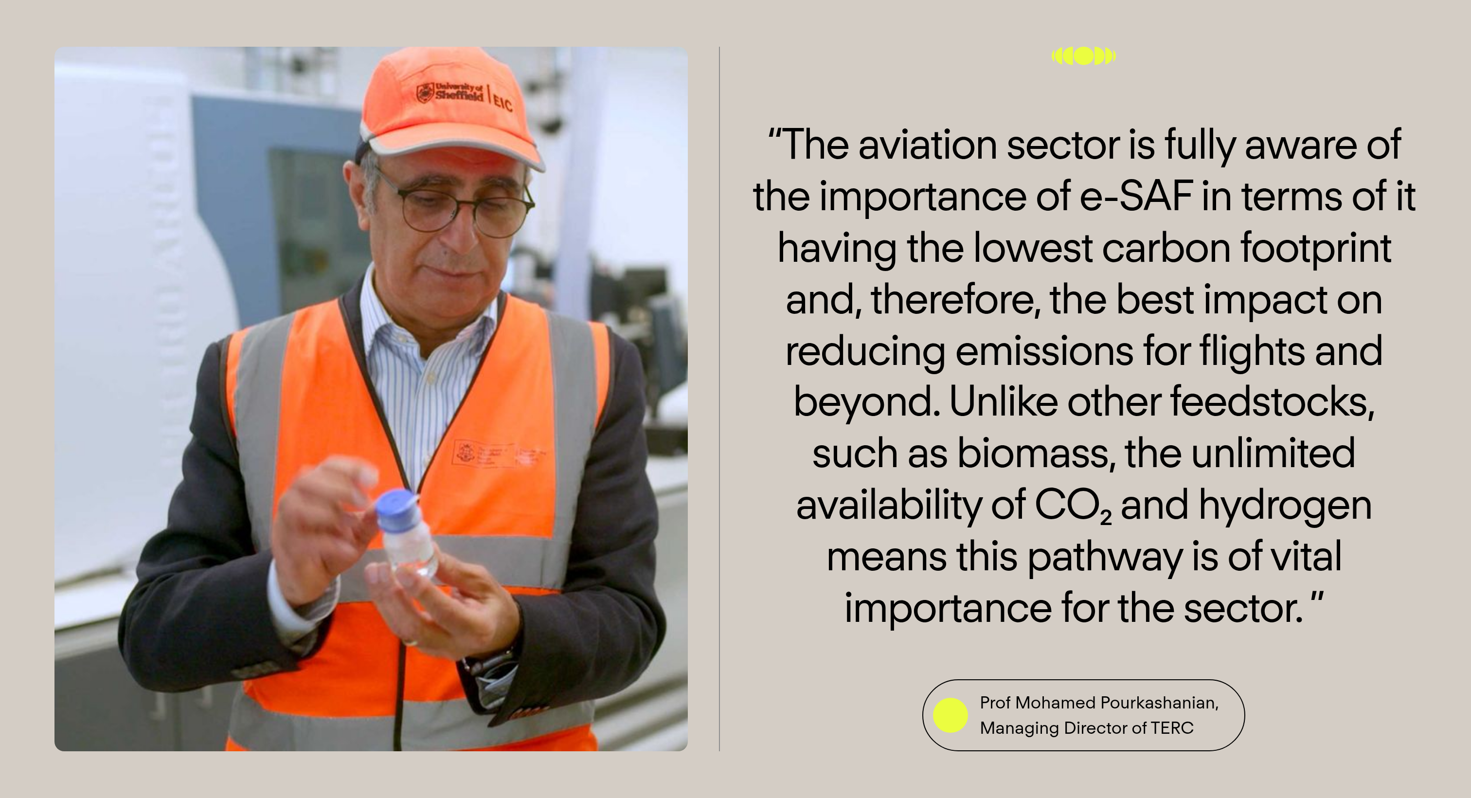 Mission Zero Technologies Testimonial design