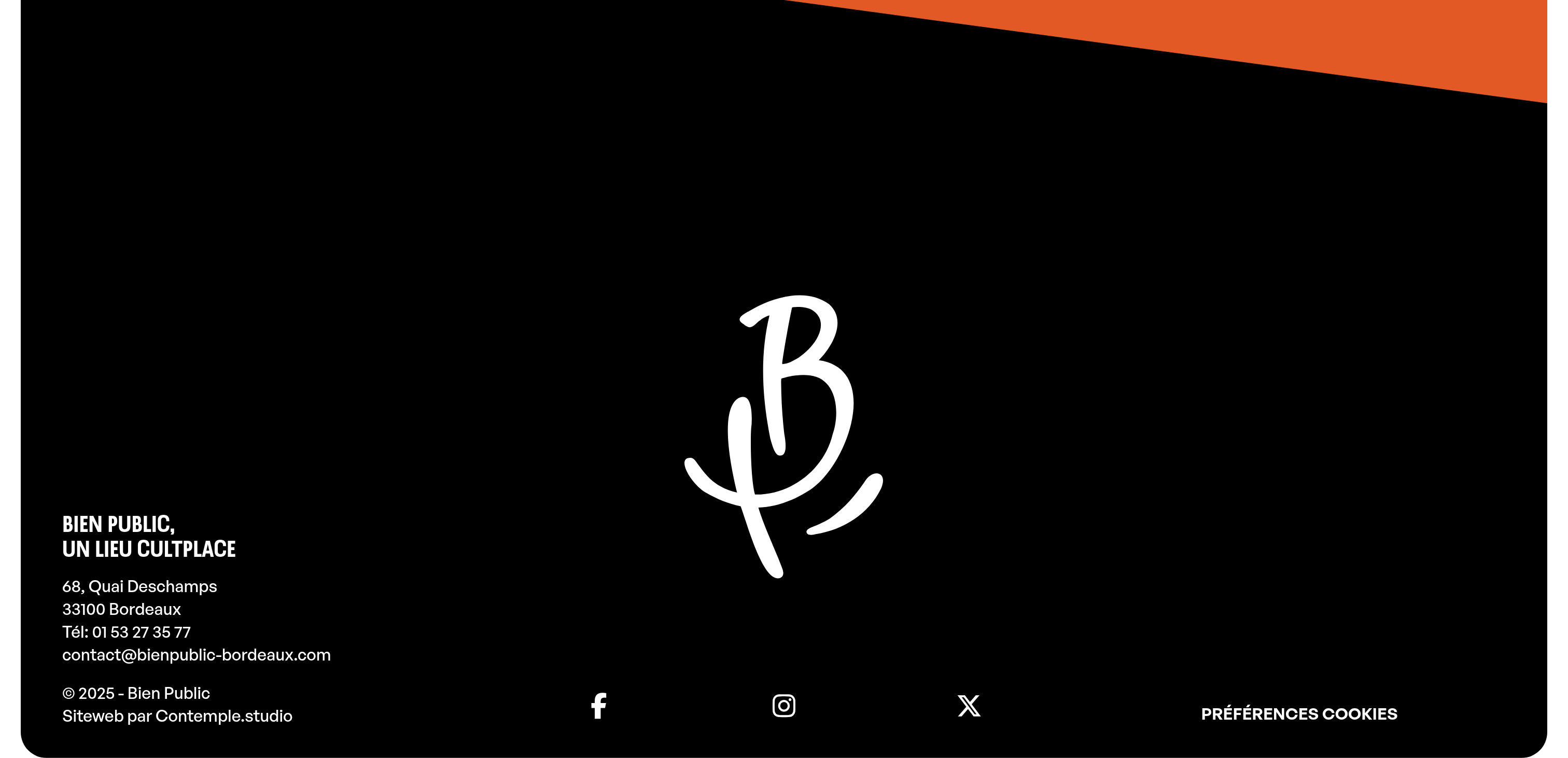 Bien Public Footer design