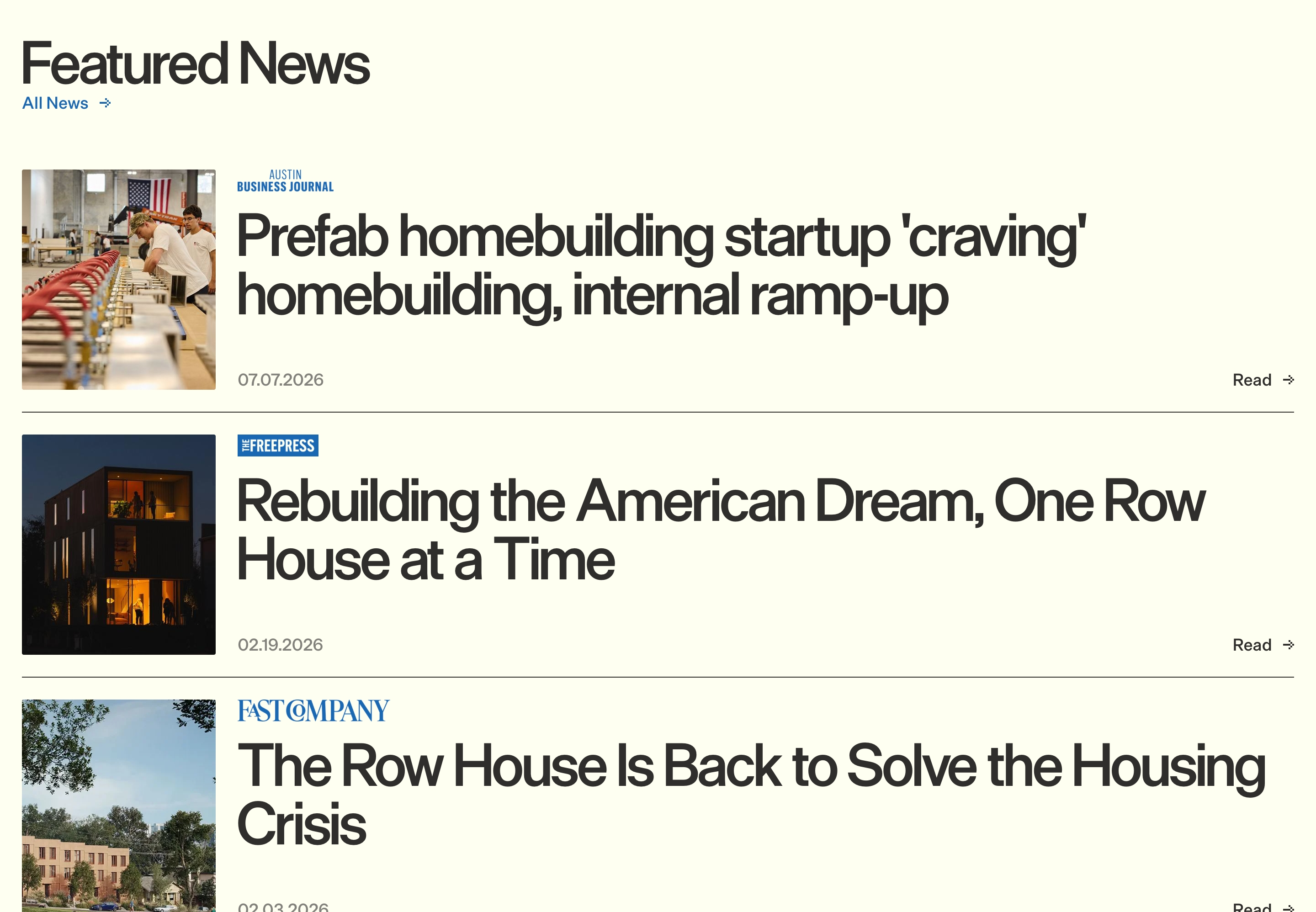 The American Housing Corporation Blog design