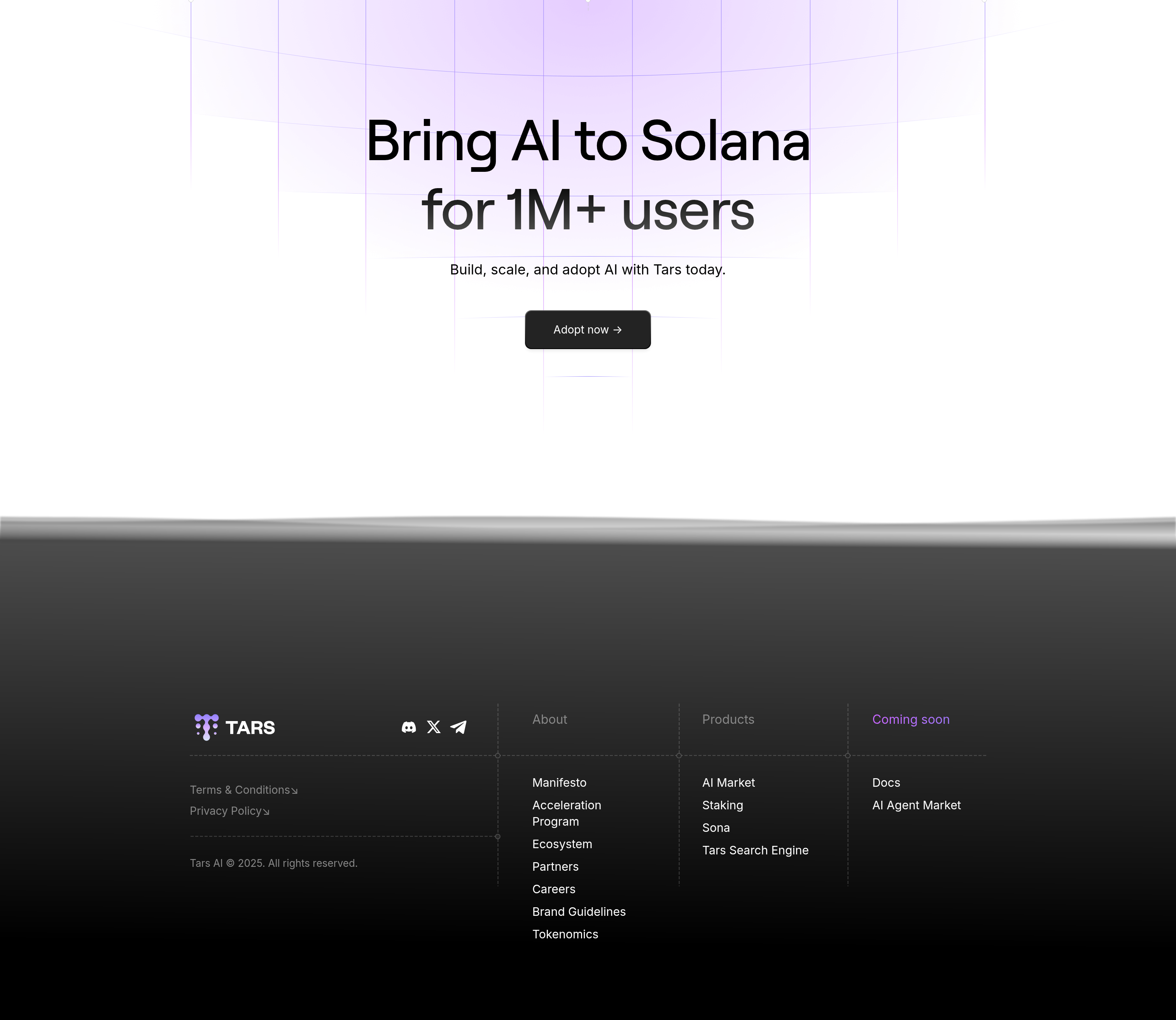 Tars Footer design