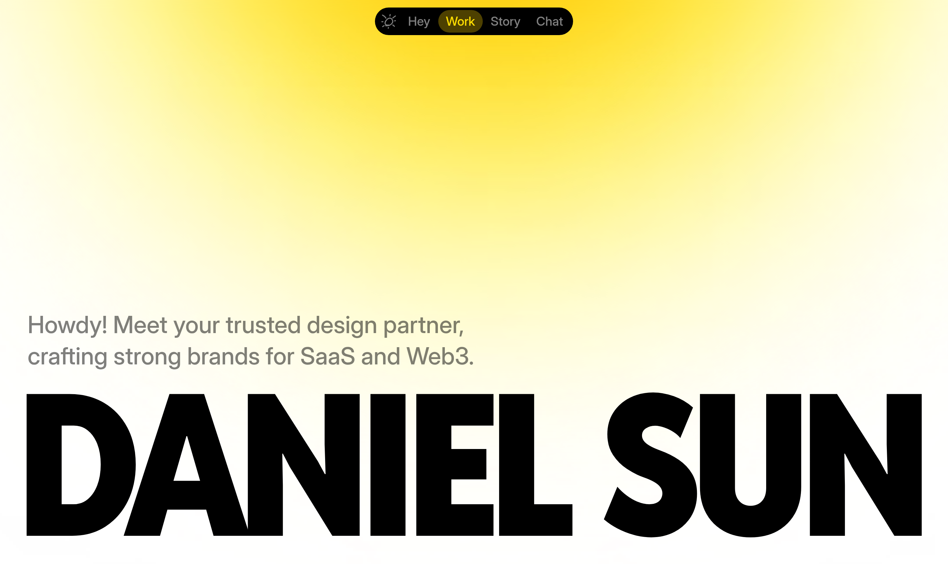 Daniel Sun Hero design