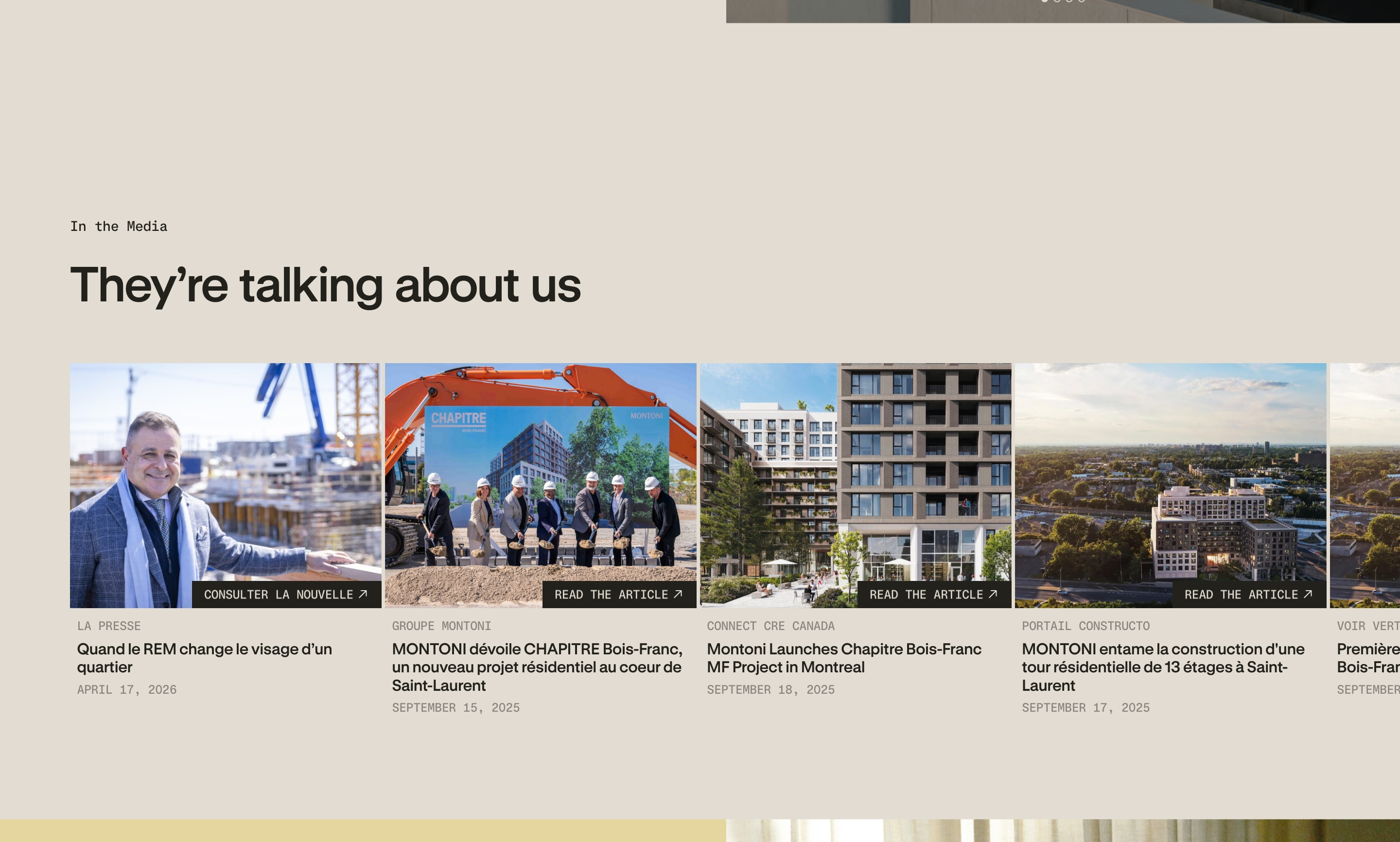 Chapitre Residentiel Blog design