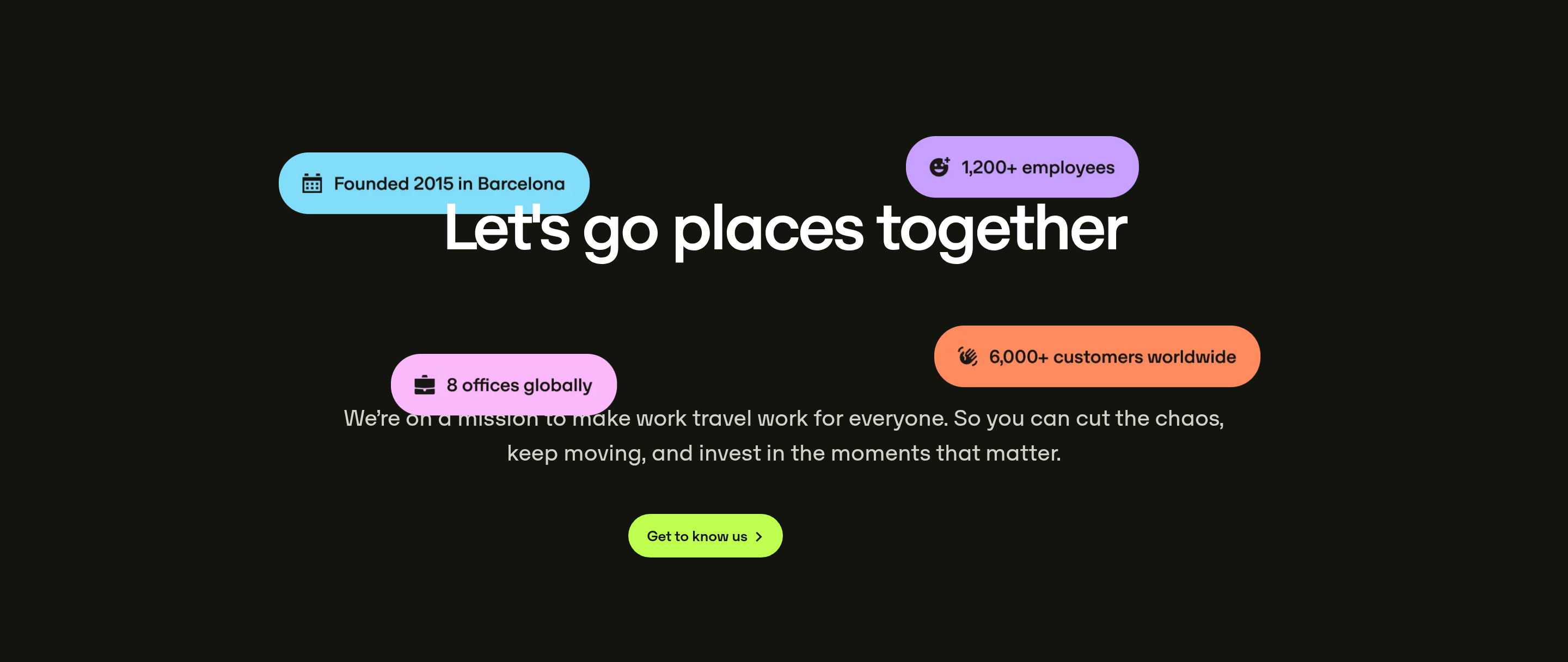 Travelperk Mission design