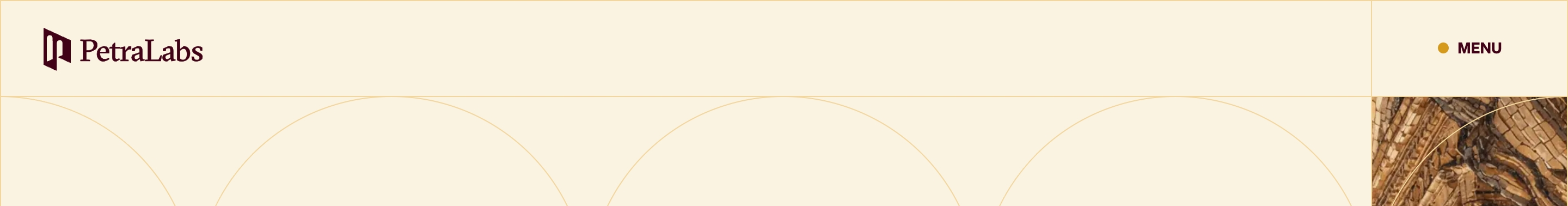 Petra Labs Header design