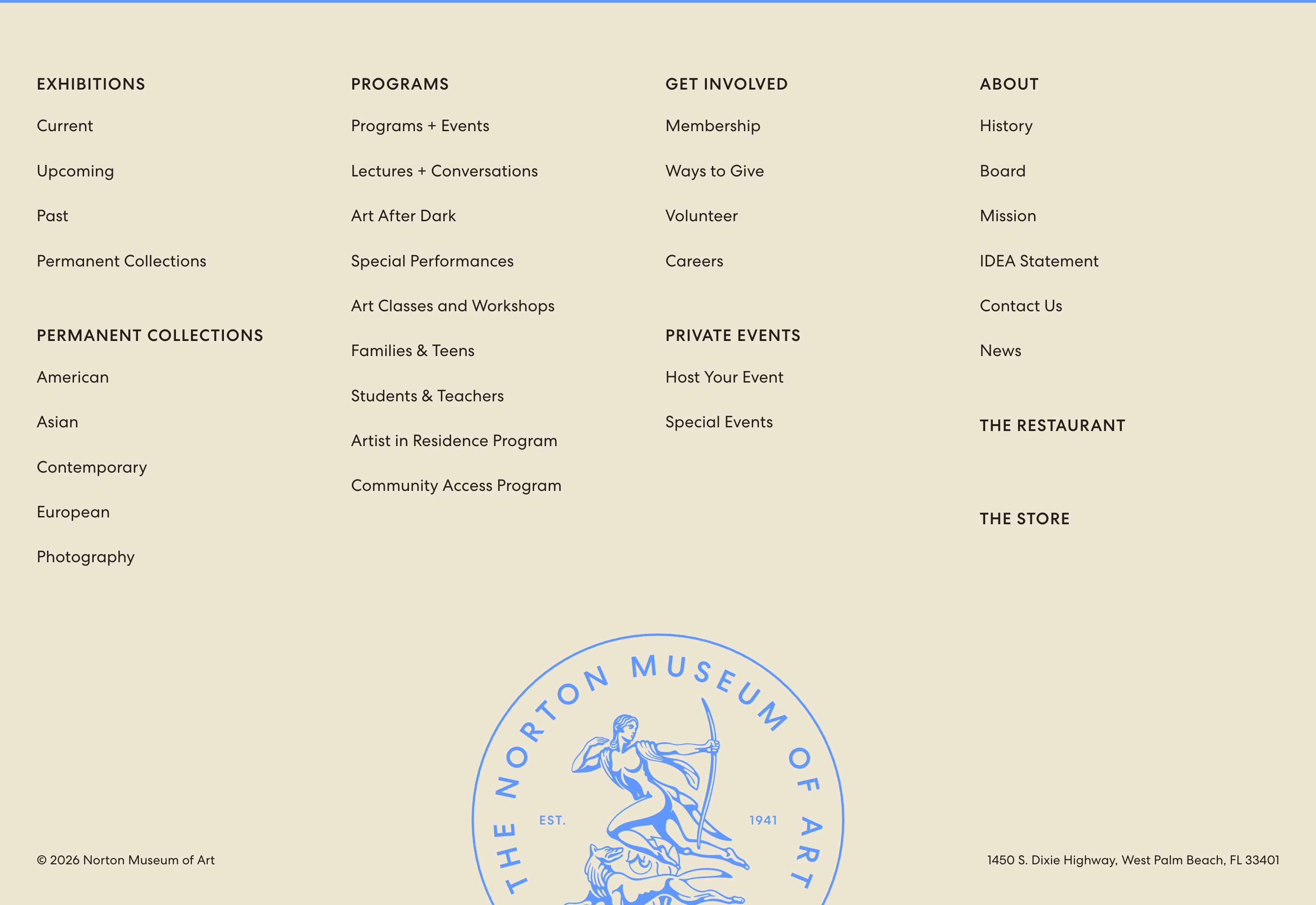 Norton Footer design