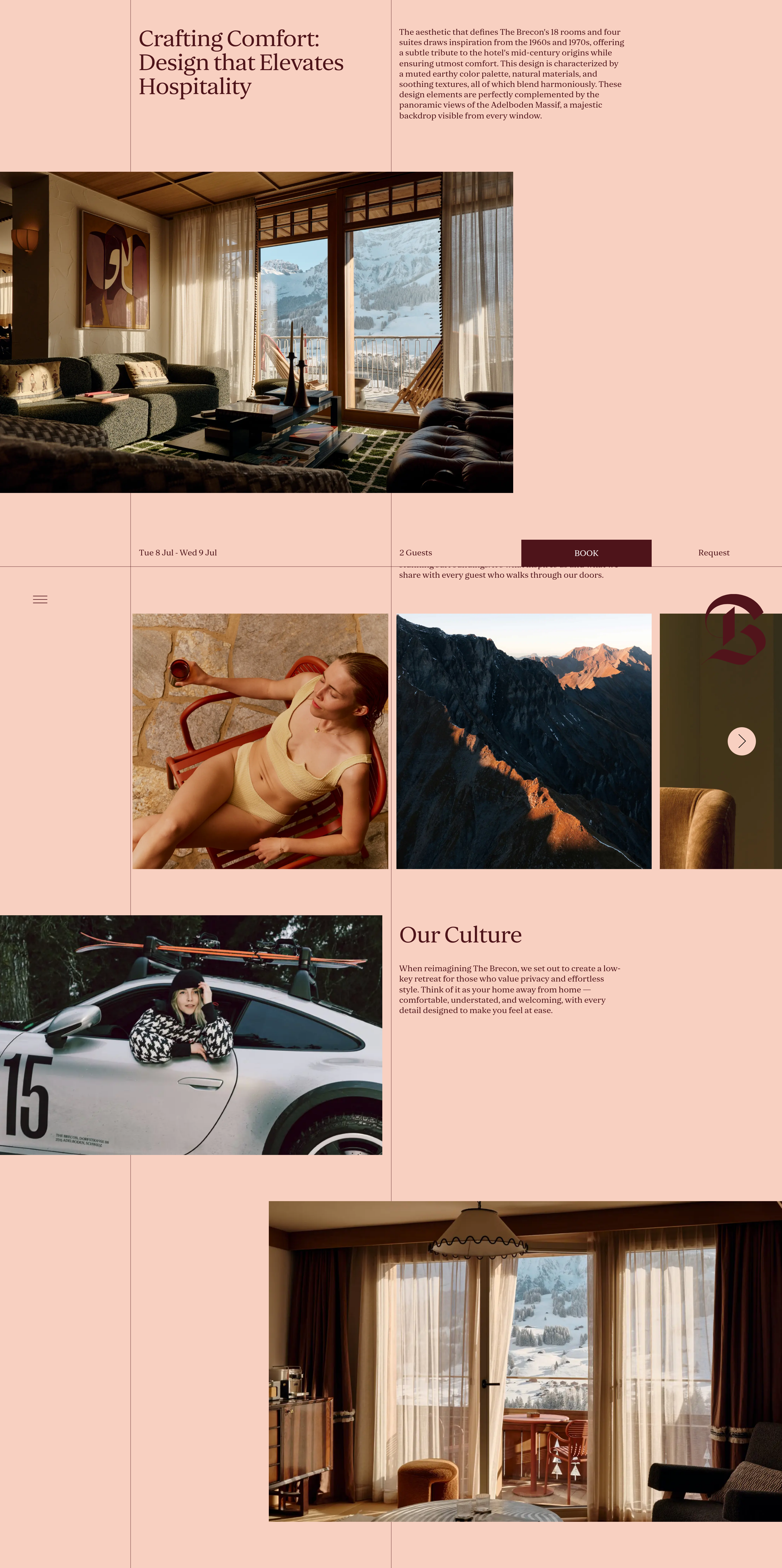 The Brecon About Us design
