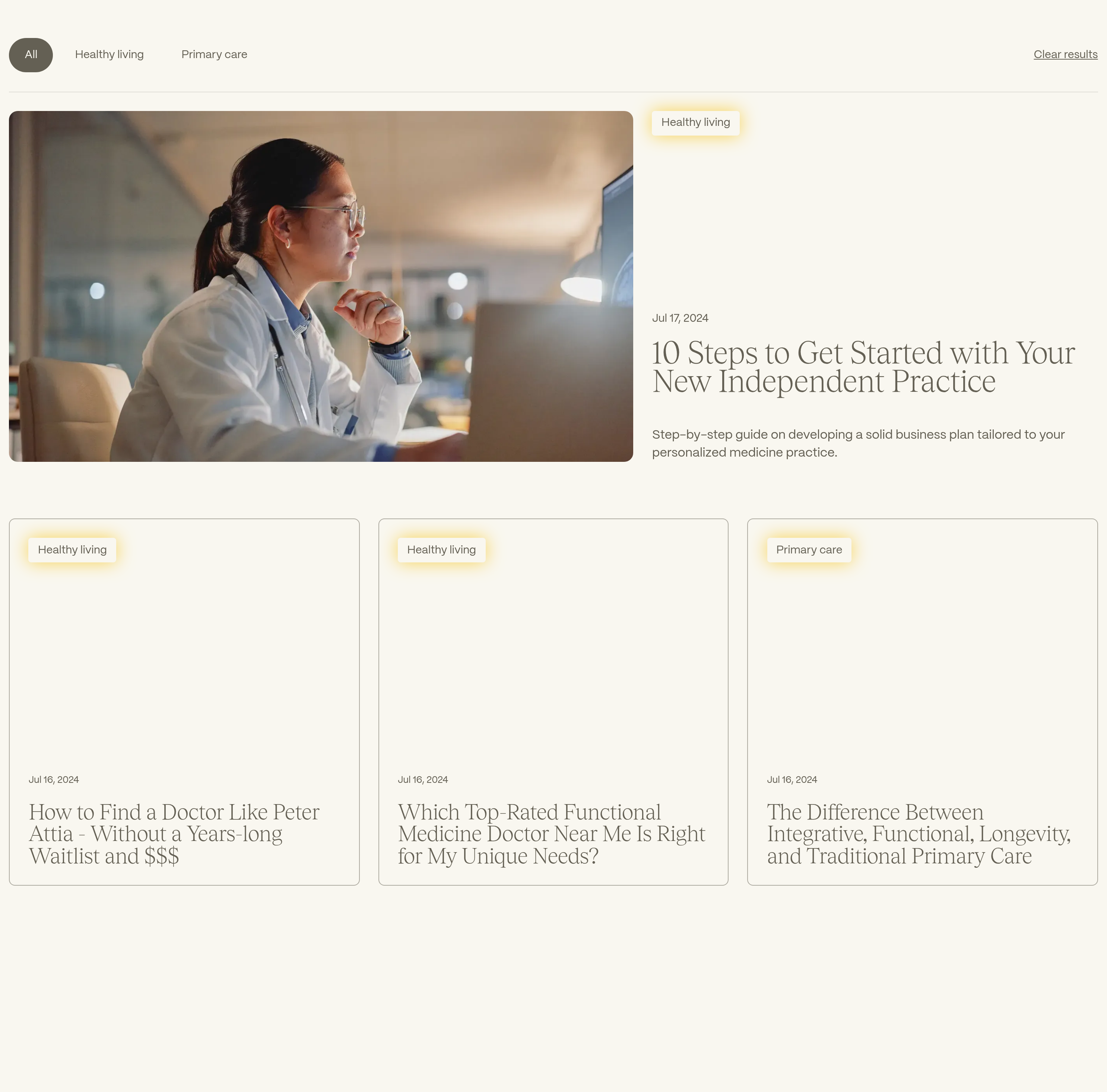 Vibrant Articles design
